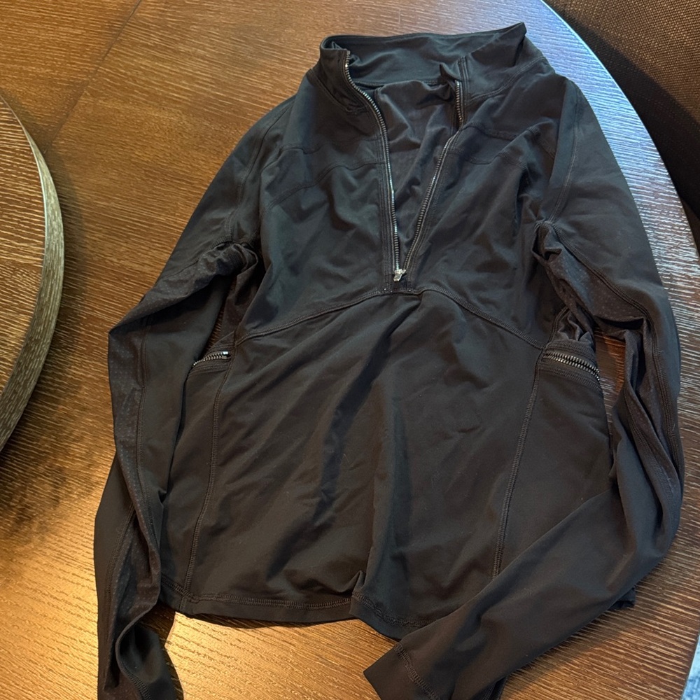 Lululemon Preloved Women’s Black Quarter-Zip Jacket